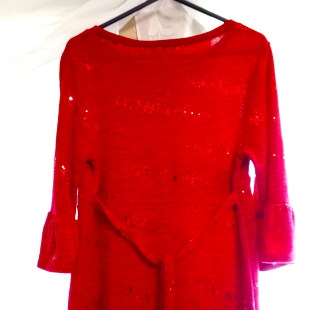 Sequined Sweater Dress